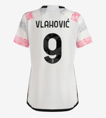 Juventus Dusan Vlahovic #9 Bortatröja Dam 2023-24 Kortärmad